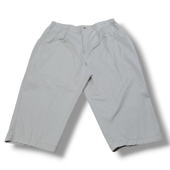 Lee Pants Size 24W Medium W38"xL19.5" Lee At The Waist Pants Capris Capri Pants - Picture 1 of 5